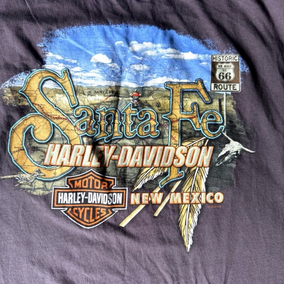 Harley Davidson Shovelhead Muscle Tank Top 3XL Men's Sleeveless Santa Fe - Picture 4 of 6